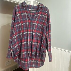 madewell plaid button up